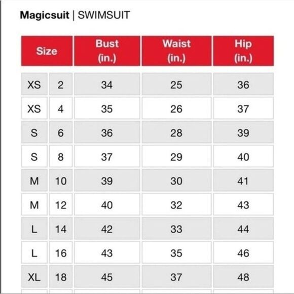 MagicSuit Womens Sz 8 Red Solid Kate Tankini Top - Picture 8 of 8